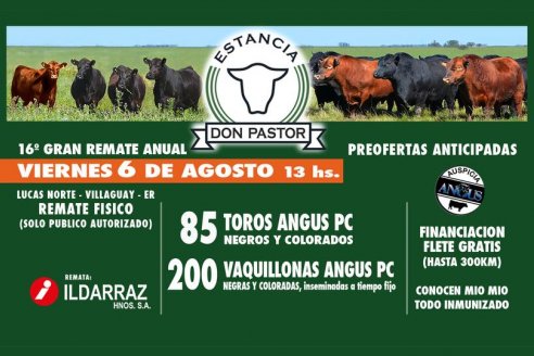 Remate Anual Estancia Don Pastor
