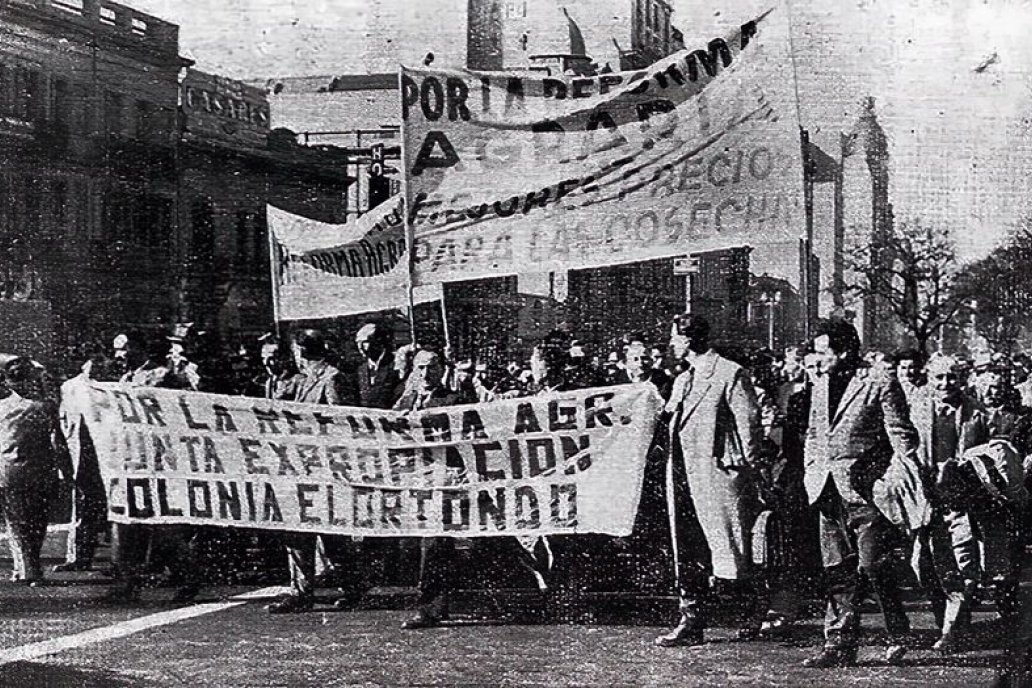 El 25 de junio de 1912 miles de chacareros iniciaron la primera protesta rural.