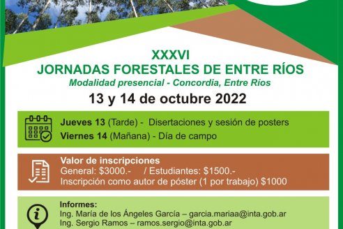 XXXVI Jornadas Forestales de Entre Ríos