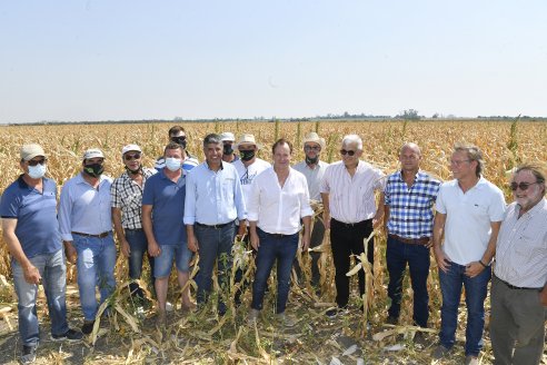 Sequía: Bordet y Domínguez comprometieron apoyo a productores
