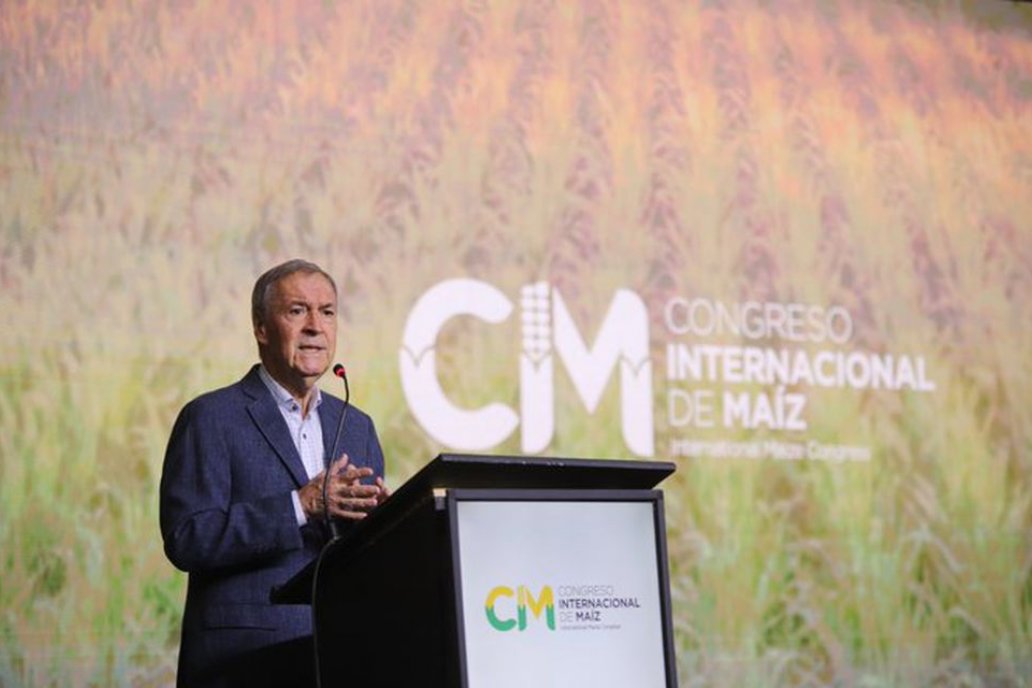 El mandatario habló en la apertura del Congreso Internacional de Maíz. El mandatario habló en la apertura del Congreso Internacional de Maíz.