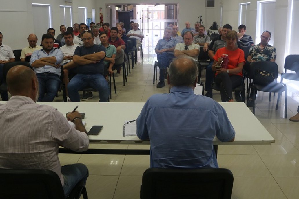 La asamblea de productores se concretó en Villaguay, el sábado.