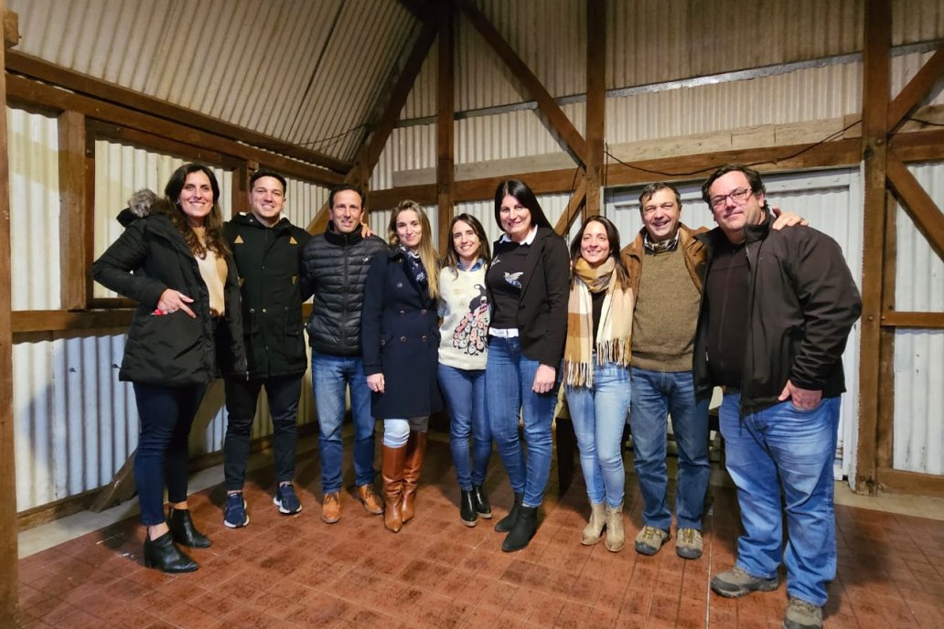 La nueva comisión Directiva, al cabo de la asamblea del miércoles.