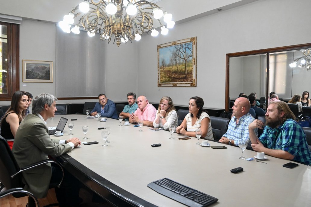El encuentro con Vilella sucedió en la sede de la Secretaría en Buenos Aires.