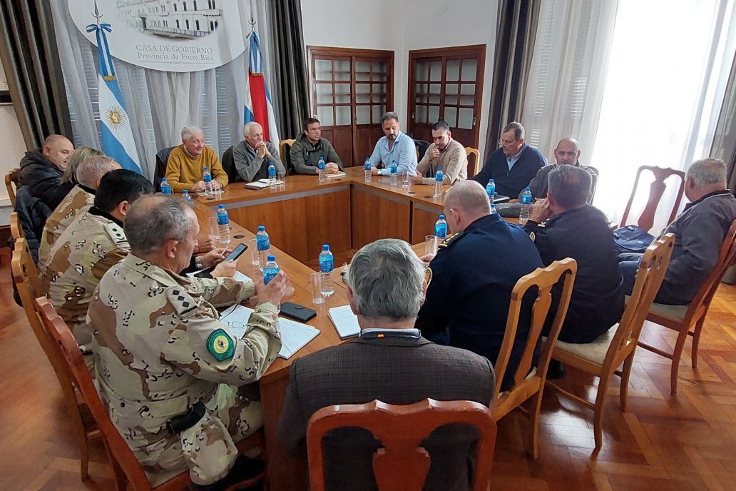 Jefes de la Policía Entrerriana participaron del encuentro de Csaa de Gobierno.