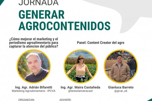 Jornada sobre los desafíos de generar agrocontenidos