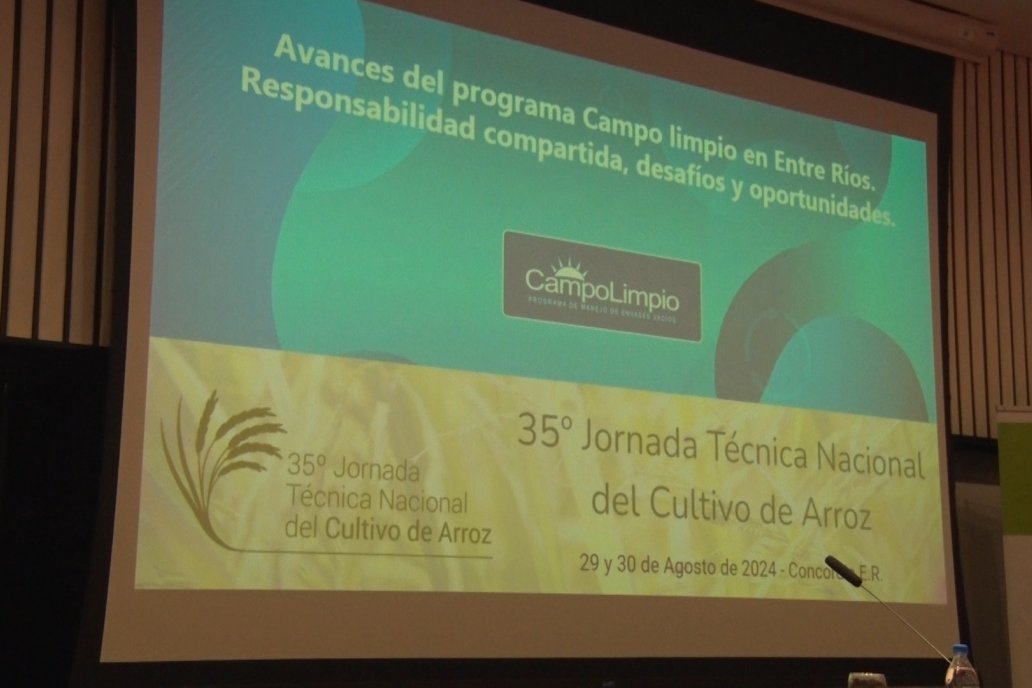 35° Jornada Técnica Nacional del Cultivo de Arroz - Concordia, Entre Ríos