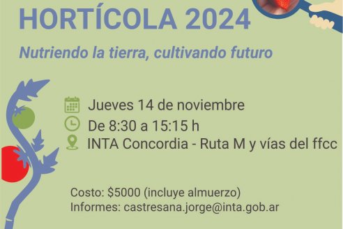 Jornada hortícola 2024, nutriendo la tierra, cultivando futuro