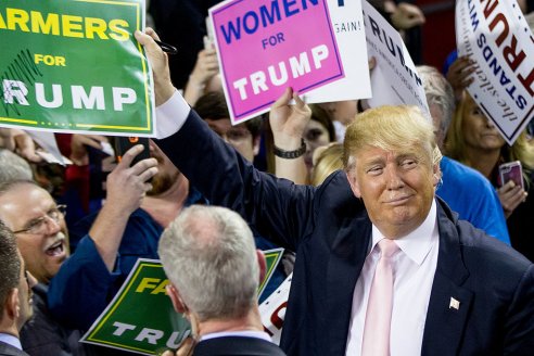 Trump: Los "Farmers" festejaron y reclamaron