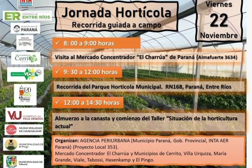 Jornada Hortícola - visita guiada a campo