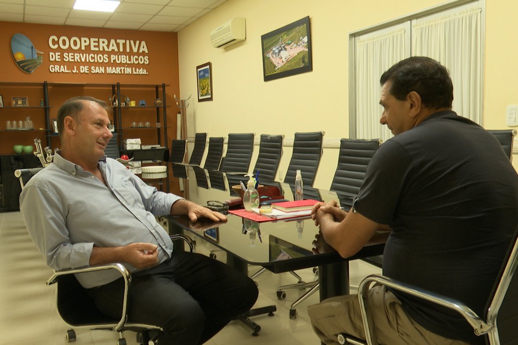 El titular de la Cooperativa General San Martín recibió a Campo en Acción.