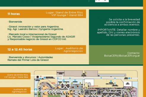 Remate del Primer Lote de Girasol