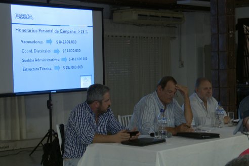 Asamblea de productores de la Fundación de Lucha Contra Fiebre Aftosa en Villaguay