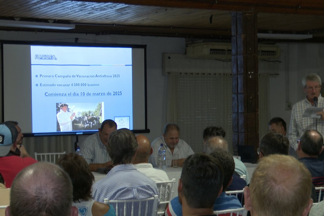 Asamblea de productores de la Fundación de Lucha Contra Fiebre Aftosa en Villaguay