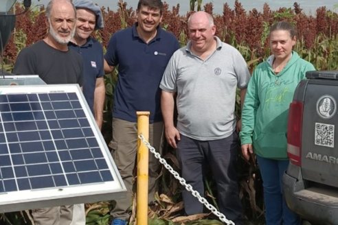 La Bolsa de Cereales instaló una central meteorológica en el INTA de Oro Verde