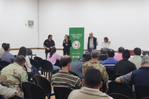 Veterinarios se capacitaron sobre equinos