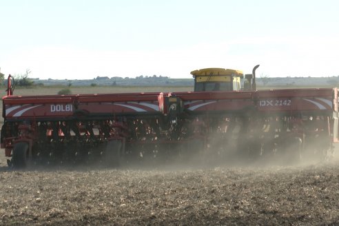 Agropecuaria Sauce Pinto: Puesta en marcha de Sembradora Doble Proposito de Dolbi DX 2142