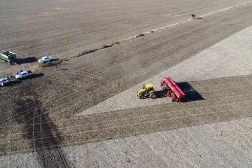 Agropecuaria Sauce Pinto: Puesta en marcha de Sembradora Doble Proposito de Dolbi DX 2142