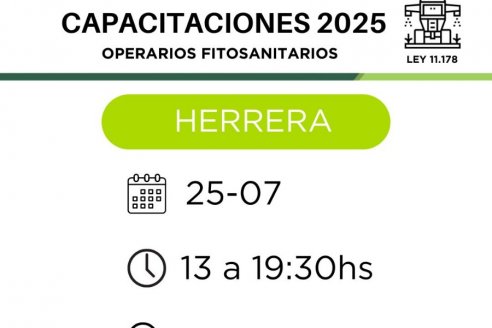 Curso para operarios fitosanitarios