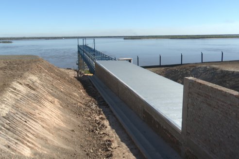 Inauguración Puerto de LDC en Santa Elena, Entre Ríos