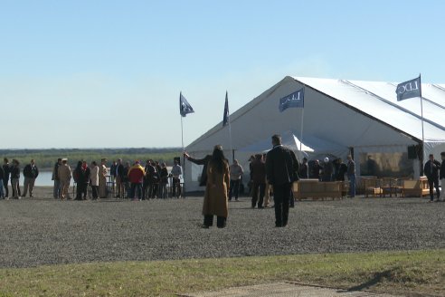 Inauguración Puerto de LDC en Santa Elena, Entre Ríos