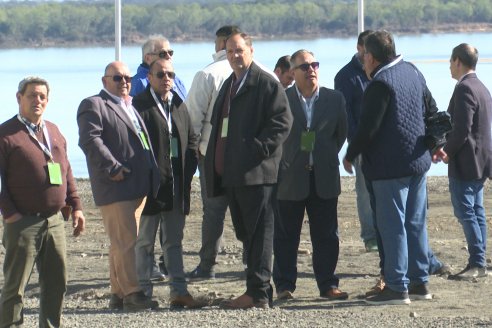 Inauguración Puerto de LDC en Santa Elena, Entre Ríos