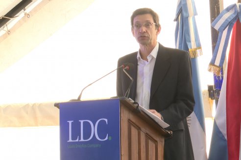 Inauguración Puerto de LDC en Santa Elena, Entre Ríos