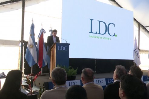 Inauguración Puerto de LDC en Santa Elena, Entre Ríos
