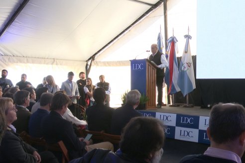 Inauguración Puerto de LDC en Santa Elena, Entre Ríos