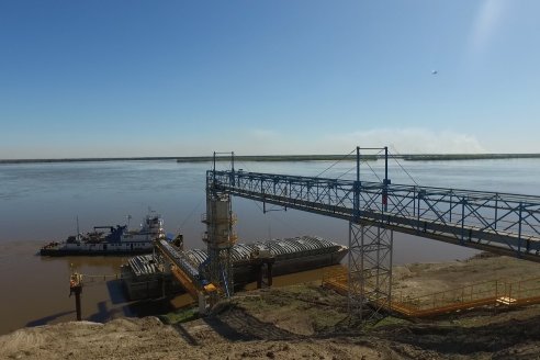 Inauguración Puerto de LDC en Santa Elena, Entre Ríos
