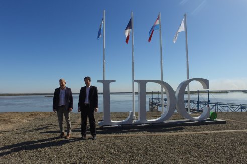 Inauguración Puerto de LDC en Santa Elena, Entre Ríos