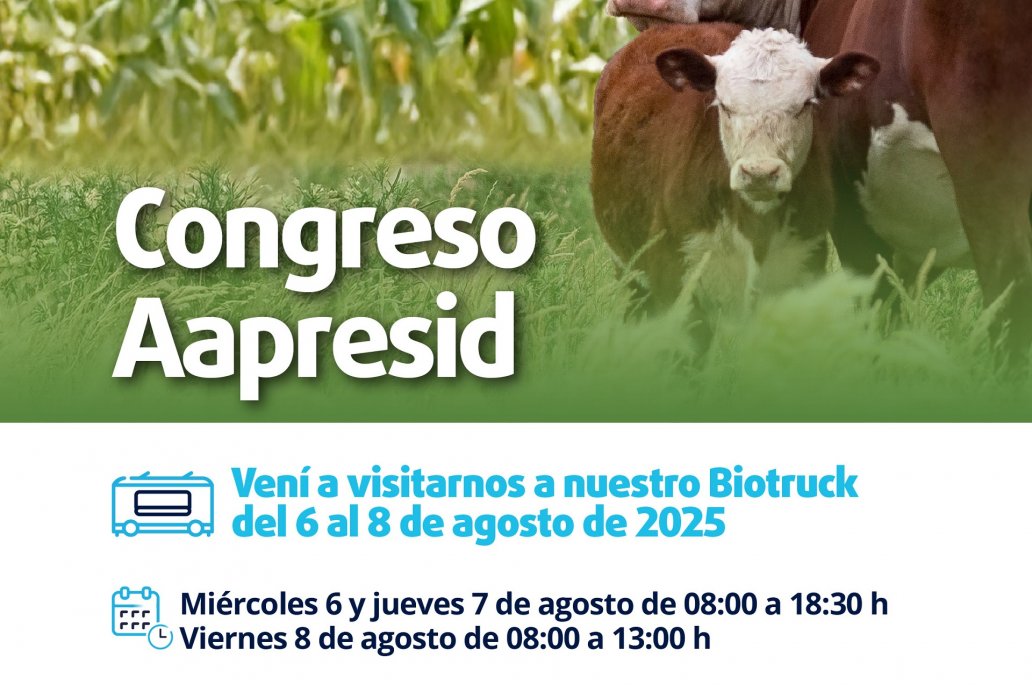 Biogénesis Bagó participará de la 33° Edición del Congreso AAPRESID Biogénesis Bagó participará de la 33° Edición del Congreso AAPRESID