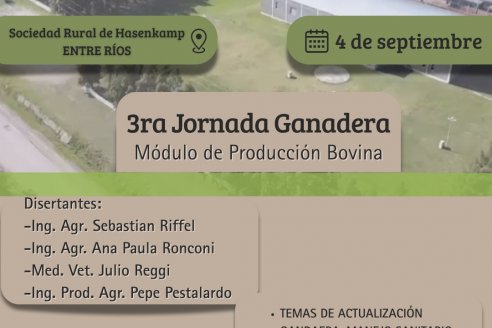 Tercera Jornada Ganadera