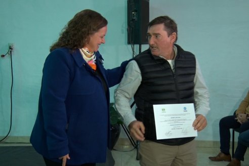 Acto de Certificación certificación a 51 ganaderos de los departamentos Diamante, Paraná y Nogoyá en Coop. La Ganadera