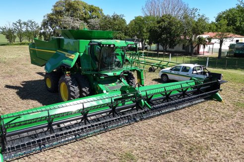 Presentación y Demostración de Agronorte de la Cosechadora John Deere S7 700