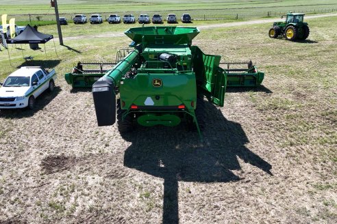 Presentación y Demostración de Agronorte de la Cosechadora John Deere S7 700