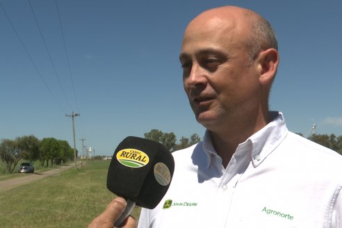 Presentación y Demostración de Agronorte de la Cosechadora John Deere S7 700