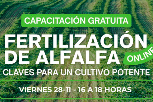 El Clúster de Alfalfa lanza capacitación clave en fertilización