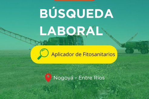 Coopar busca asesor técnico comercial y operador de fitosanitarios