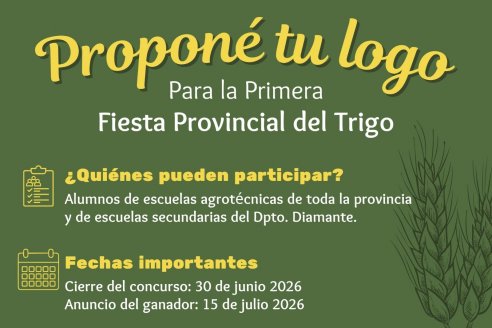 Concurso de logotipo para la Fiesta Provincial del Trigo