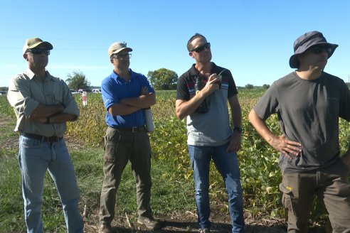 Recorrida Sojera Pioneer en Establ. San Alfonso en Colonia Ensayo, Entre Ríos