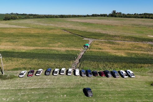 Recorrida Sojera Pioneer en Establ. San Alfonso en Colonia Ensayo, Entre Ríos