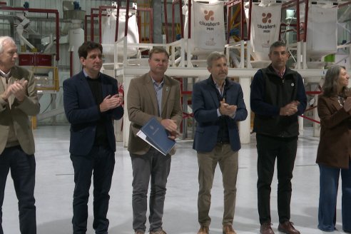 Inauguracion Planta de Balanceados de Coop. La Ganadera Gral Ramirez a en Hasenkamp