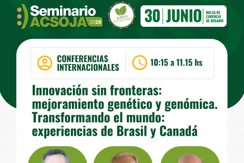 Conferencias Internacionales: Innovación sin fronteras; mejoramiento genético y genómica. Transformando el mundo: experiencias de Brasil y Canadá