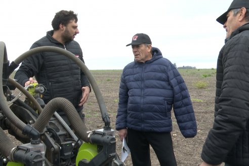 Presentación de la nueva sembradora Velosofía Air de Giorgi-Plantium en El Tatú Maquinarias - Seguí, Entre Rios