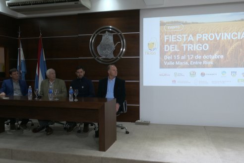 Lanzamiento de la Primera Edición de la Fiesta Provincial del Trigo en Valle Maria, Entre Ríos