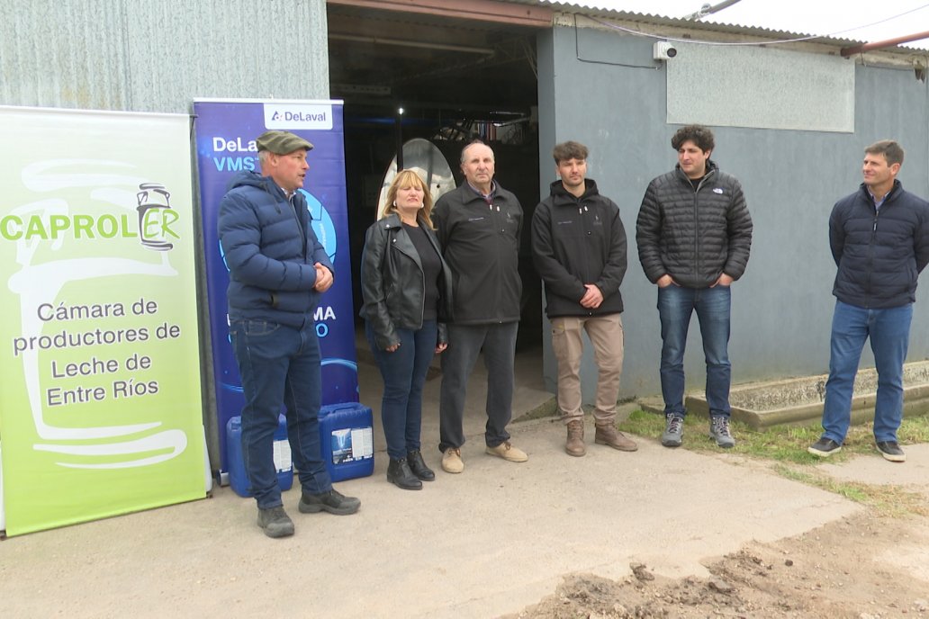 Caproler lanzó, en un tambo robotizado, la 2° Jornada de la Cadena Láctea de ER