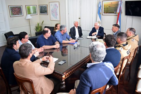 Por los delitos rurales en la provincia Bernaudo recibió a la Mesa de Enlace
